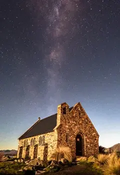 Image of the Church of the Good Shepherd in Tekapo