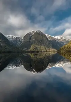 View of Doubtul Sound in Fiordland National PArk