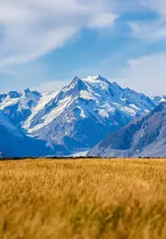 View of Mount Cook National Park