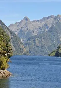 View of Doubtful Sound in Fiordland National Park