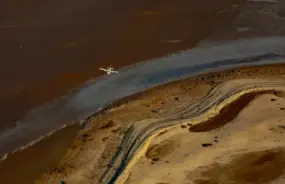 Lake Eyre Fly over