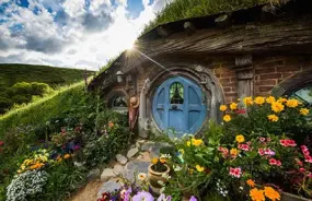 Hobbit house at Hobbition