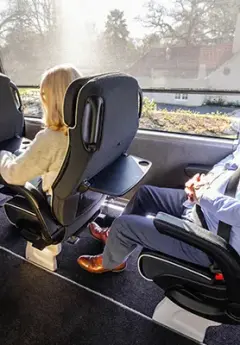 Leg room on signature range bus