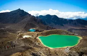 Glacial Pools at the top of the Tongariro Crossing