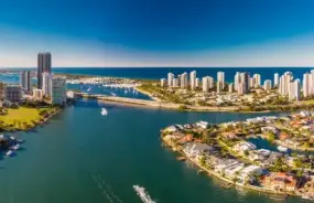 Aerial View of Gold Coast