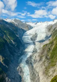 Glacier on the Mountain