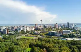 Aerial View over Auckland