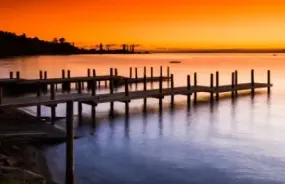 Evening View of Lake Taupo