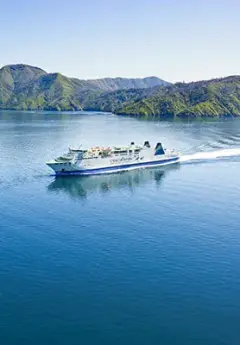 Interislander crossing Cook Strait between Picton and Wellington