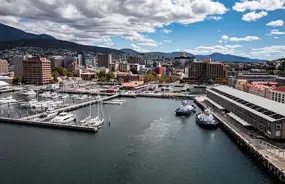 View of Hobart Waterfront