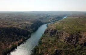 Aerial View of Katherine River