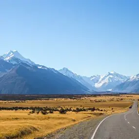 Road to Aoraki, Mt Cook