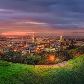 Auckland City Skyline