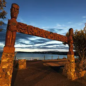 Sunset over Lake Taupo