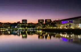 Night view of Darwin Waterfront