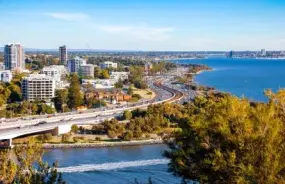 Perth City from above