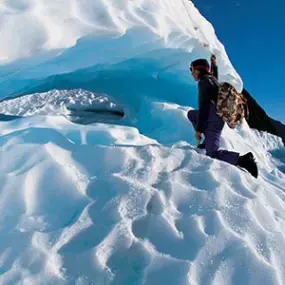 Exploring Fox Glacier