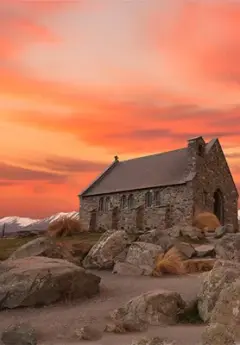 Church of the good shepherd, Lake Tekapo