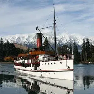 Cruise across Lake Wakatipu on the TSS Earnslaw