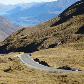 Views of Queenstown from the Crown Range