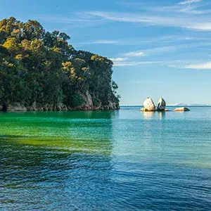 Split Apple Rock in the Abel Tasman National Park