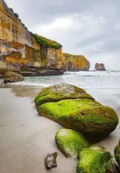 Tunnel Beach, Dunedin, New Zealand