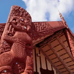 Whakairo (Māori carving) in Rotorua