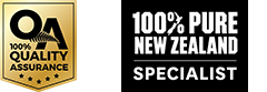 Quality assured with 100% Pure New Zealand specialists